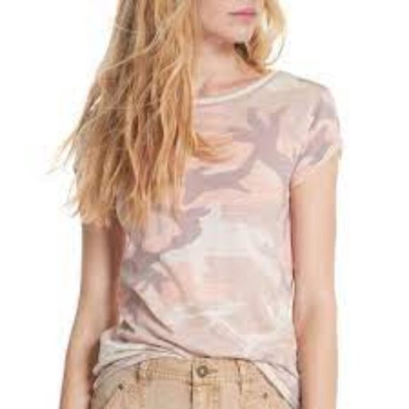 Free People Tops - We the Free People Camo T Shirt